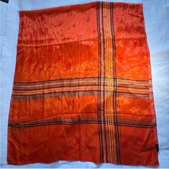 Louis Vuitton Orange Scarf - Picture 1 of 8